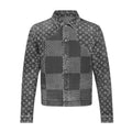 LOUIS VUITTON X NIGO GIANT DAMIER WAVES MNGM DENIM JACKET NOIR – LVC001