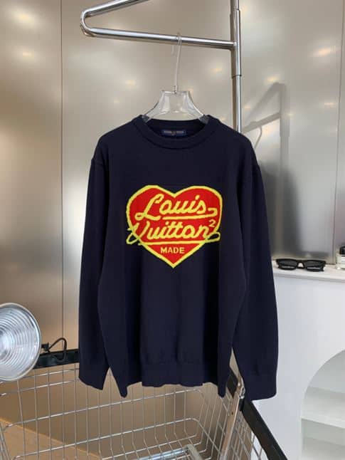 LOUIS VUITTON X NIGO HEART LOGO SWEATERS – LH061