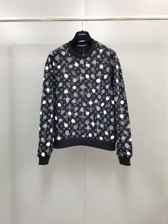 LOUIS VUITTON X YK PAINTED DOTS PRINTED CREWNECK – LVH030