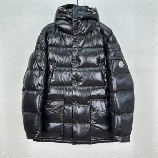MONCLER CHIABLESE LONG PARKA JACKET IN BLACK – MC050