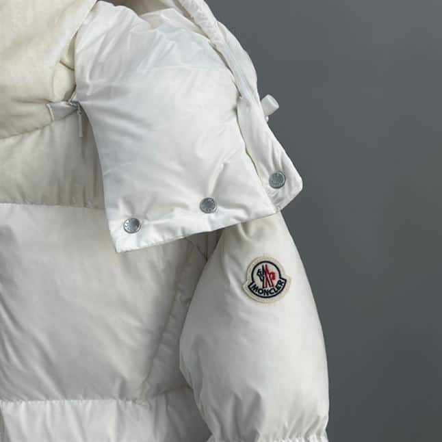 MONCLER WHITE POLYAMIDE MEANDRE JACKET – MC056