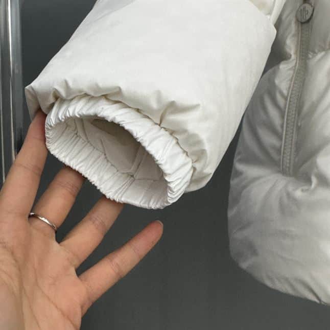 MONCLER WHITE POLYAMIDE MEANDRE JACKET – MC056