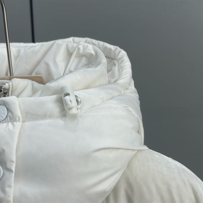 MONCLER WHITE POLYAMIDE MEANDRE JACKET – MC056