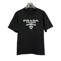 PRADA COTTON T-SHIRT BLACK – PT006
