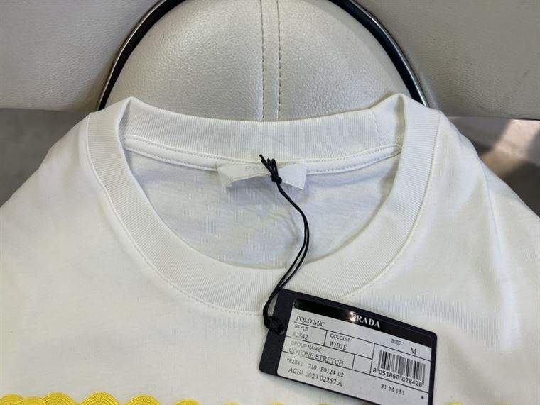 PRADA COTTON T-SHIRT WHITE – PT004