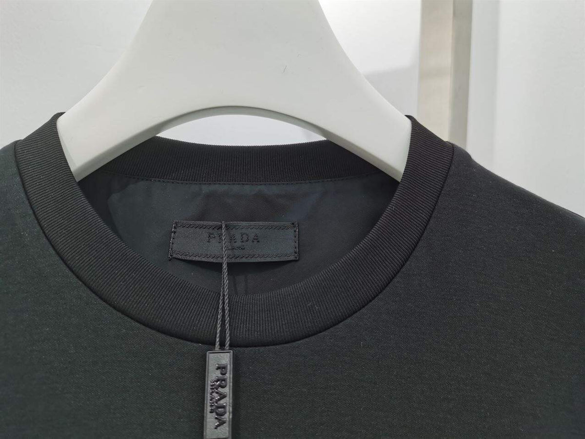 PRADA RE-NYLON AND JERSEY T-SHIRT – PT007