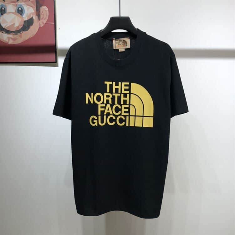 THE NORTH FACE X GUCCI OVERSIZE T-SHIRT IN BLACK – GGS002