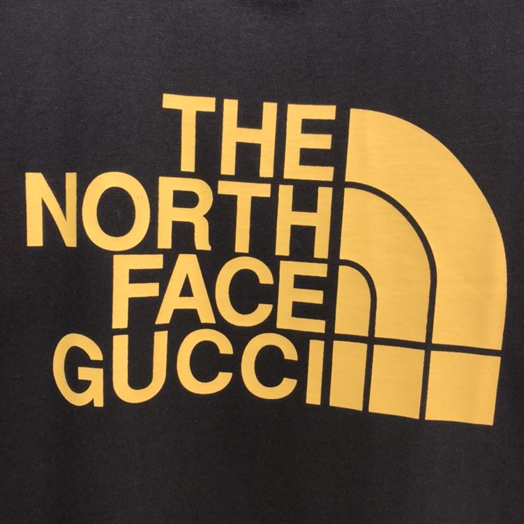 THE NORTH FACE X GUCCI OVERSIZE T-SHIRT IN BLACK – GGS002