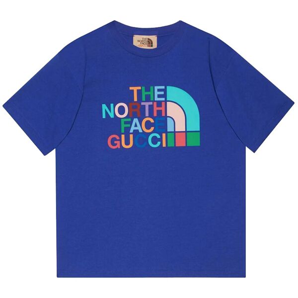 THE NORTH FACE X GUCCI T-SHIRT IN BLUE – GGS025