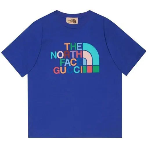 THE NORTH FACE X GUCCI T-SHIRT IN BLUE – GGS025