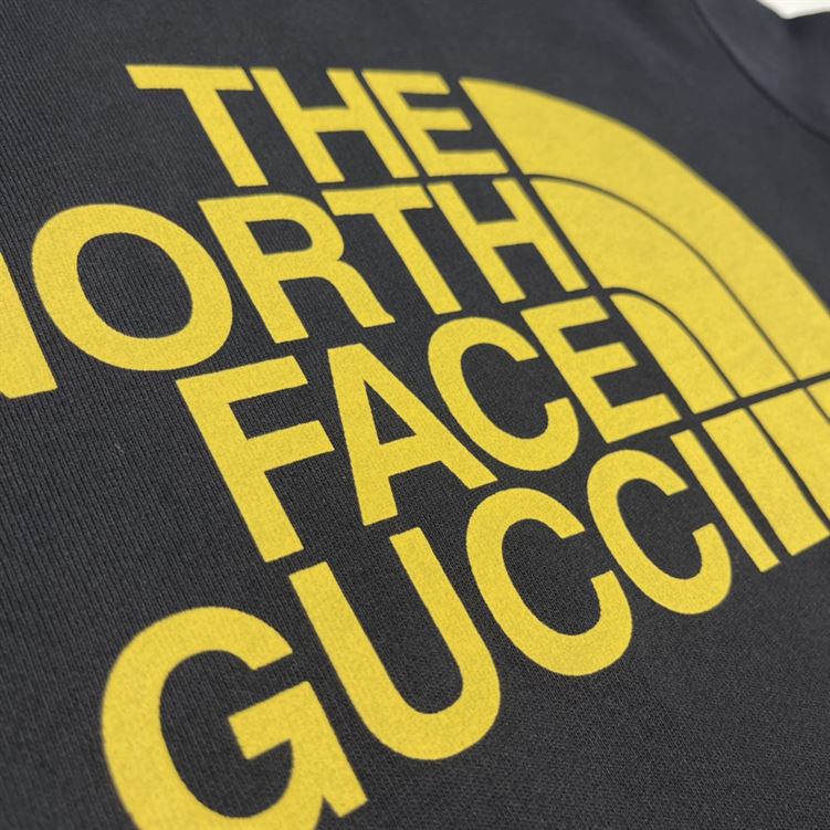 THE NORTH  FACE X GUCCI WEB PRINT COTTON SWEATSHIRT – GCK003